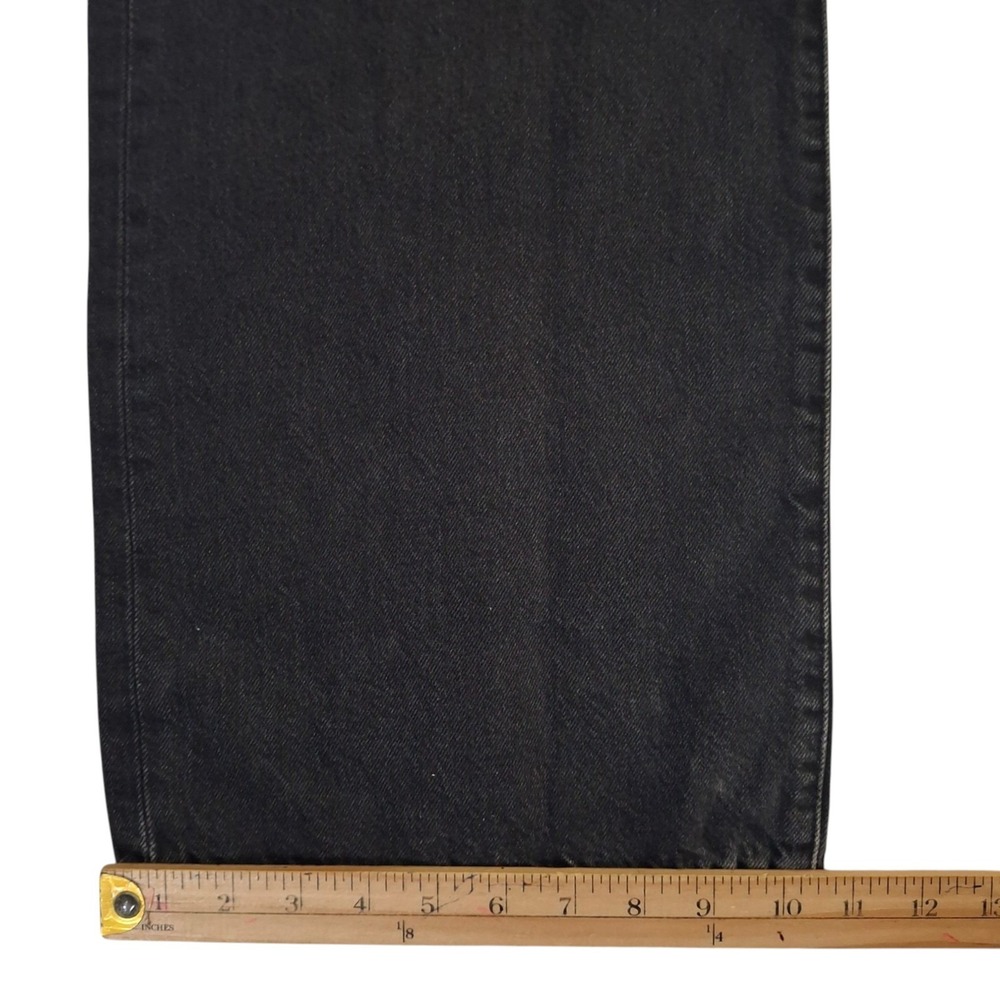 Levi's Premium 501 Loose Jeans Men's 38x32 Black Wash Straight Leg NWT - Picture 14 of 15